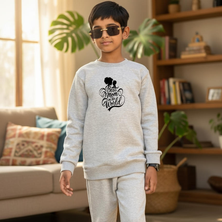 Kids Sweatshirt & Pajama Set small