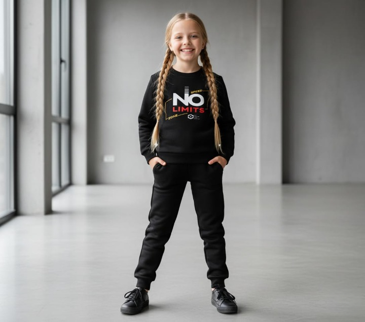 Fashion Sweatshirt & Pajama Tracksuit for Kids | Winter Clothing Set for Baby Boys & Girls – Warm, Soft & Stylish Outfit small