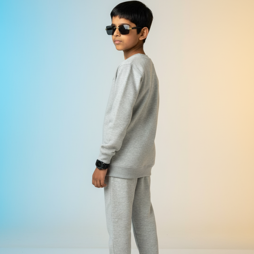 Kids Sweatshirt & Pajama Tracksuit | Imported Winter Warm 2-Piece Set for Boys & Girls – Comfy, Cozy & Stylish Outfit small