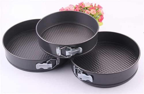 Set of 3 Nonstick Round Shape Cake Mould Cake Pan for Baking Cake at home