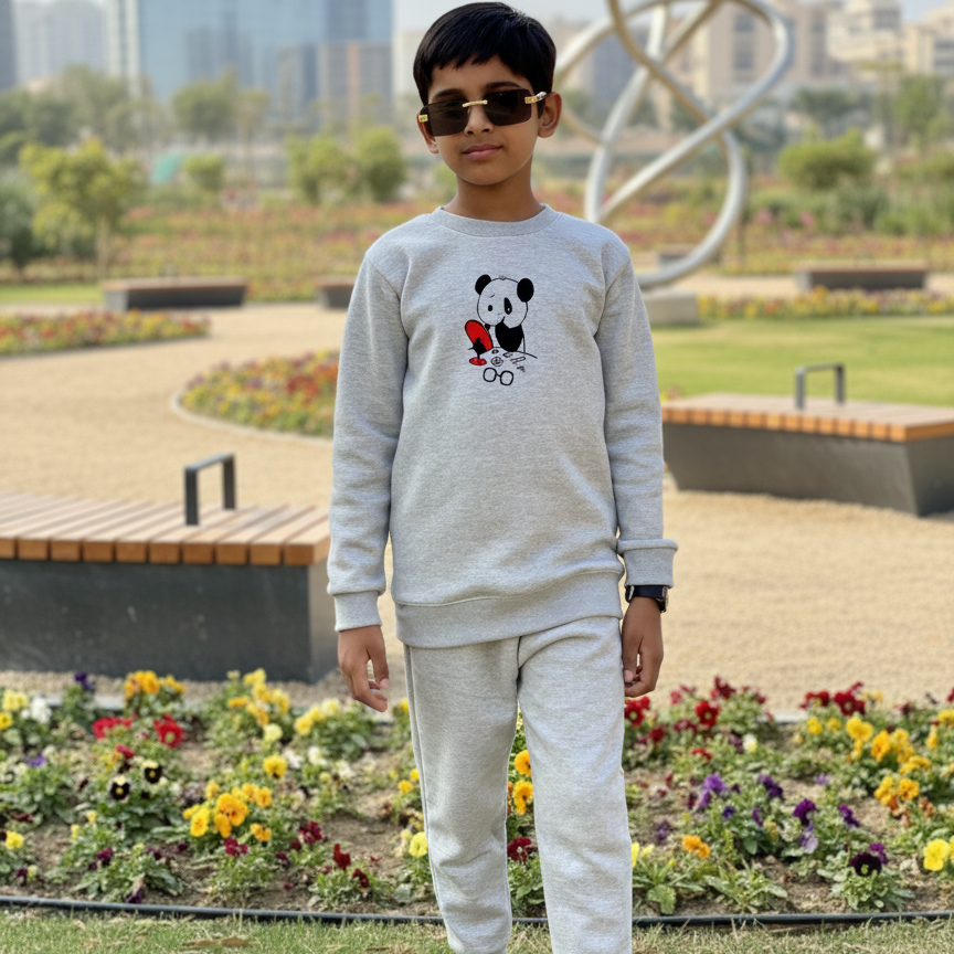 Kids & Baby Sweatshirt and Pajama Tracksuit | Imported Winter Warm 2-Piece Set for Boys & Girls – Cozy, Comfy Outfit small