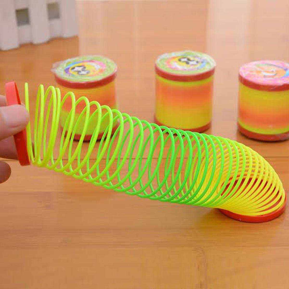 Magic Slinky Rainbow Springs Bounce Fun Toy For Kids | Magic Rainbox Spring