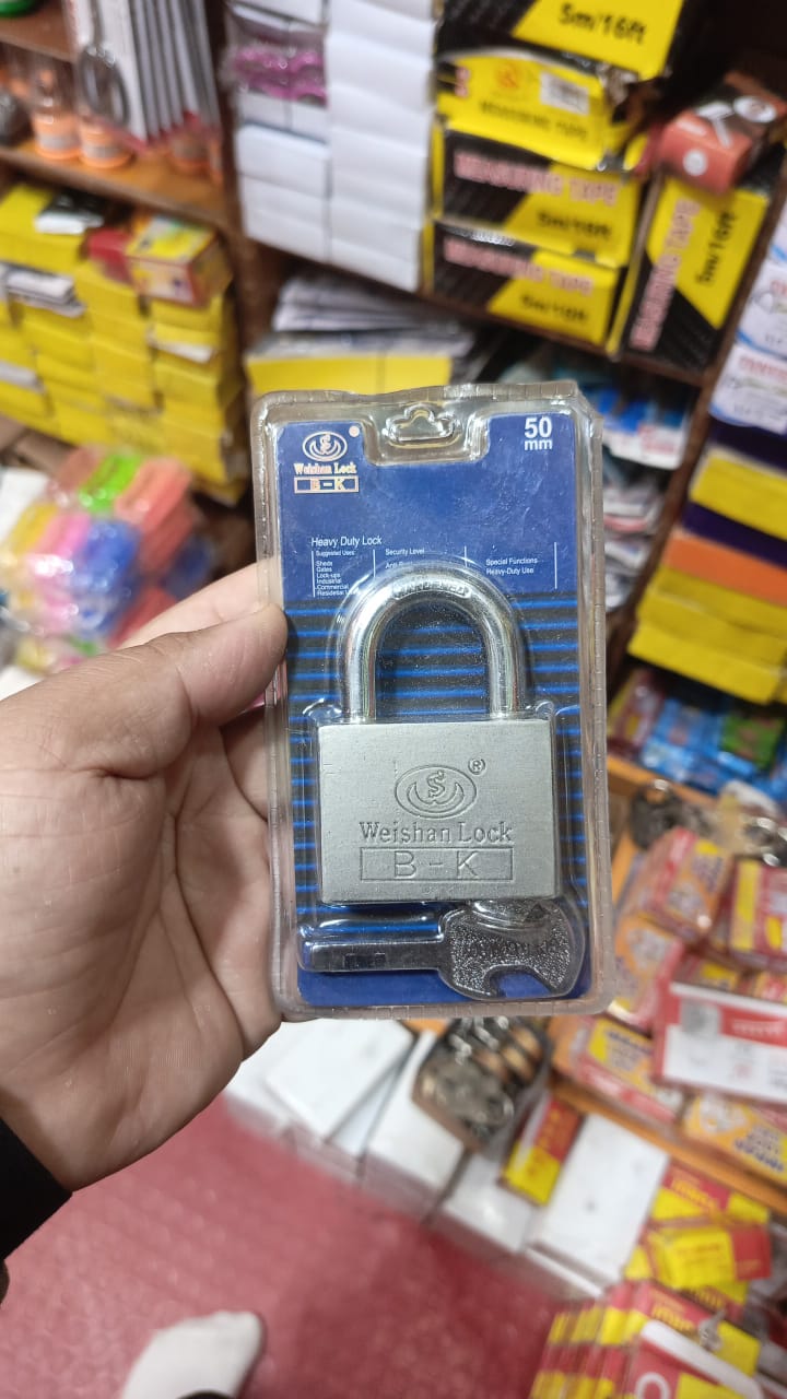 Weishan Door Lock 50mm | Durable Security Lock | Strong Metal Build for Home & Office