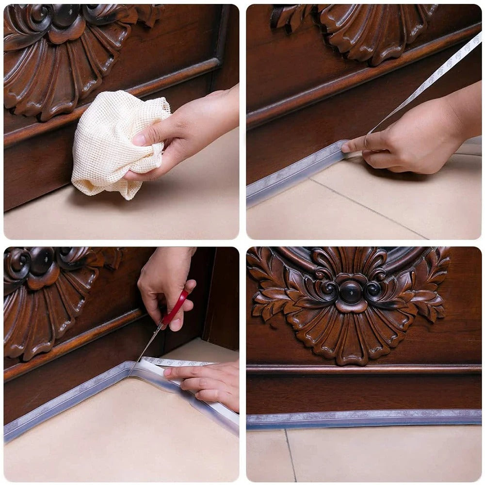 Pack Of 01 - Sealing Strip Mosquito and Mouse Kitchen Stopper, Wind Dust Blocker, Water Proof,Sealer Stopper Gap Blocker Adhesive Tape Sealing Strip (1 meter)