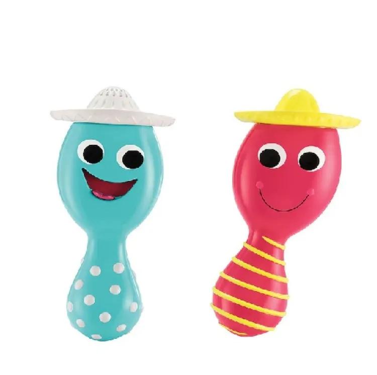 Huiye Child Shake Fun Toy Hand Baby Rattle And Shake Musical Toy Rattle For Kids ( 2PCS SET)