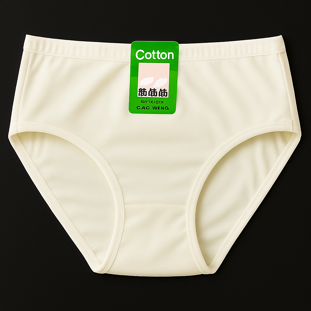 Jersey Plain Panties for Women – Soft, Comfortable & Lightweight Everyday Underwear, Available in Sizes S, M, L (Beige) - Small