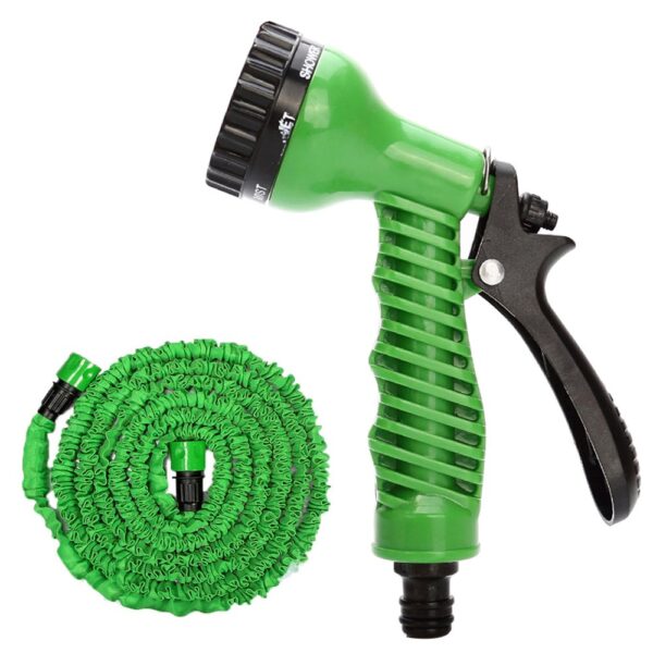 Magic Hose Pipe | Water Spray | Pressure Water spray Jet Gun | Expandable, Flexible Garden Water Hose for Car Wash, Bike Wash, Home and Garden ( Random Color ) - 50 Ft