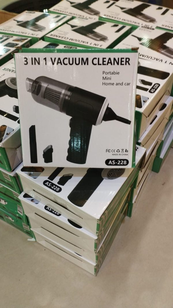 AS 228 - 3 In 1 Portable Vacuum Cleaner, vacuum for car - vacuum for home - duster