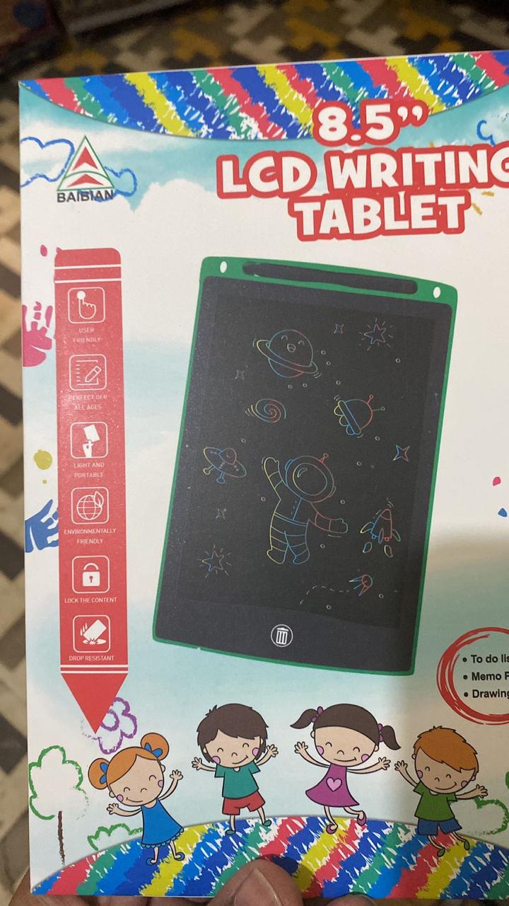 8.5 inch multicolor Writing Pad LCD Tablet For Kids (random color )
