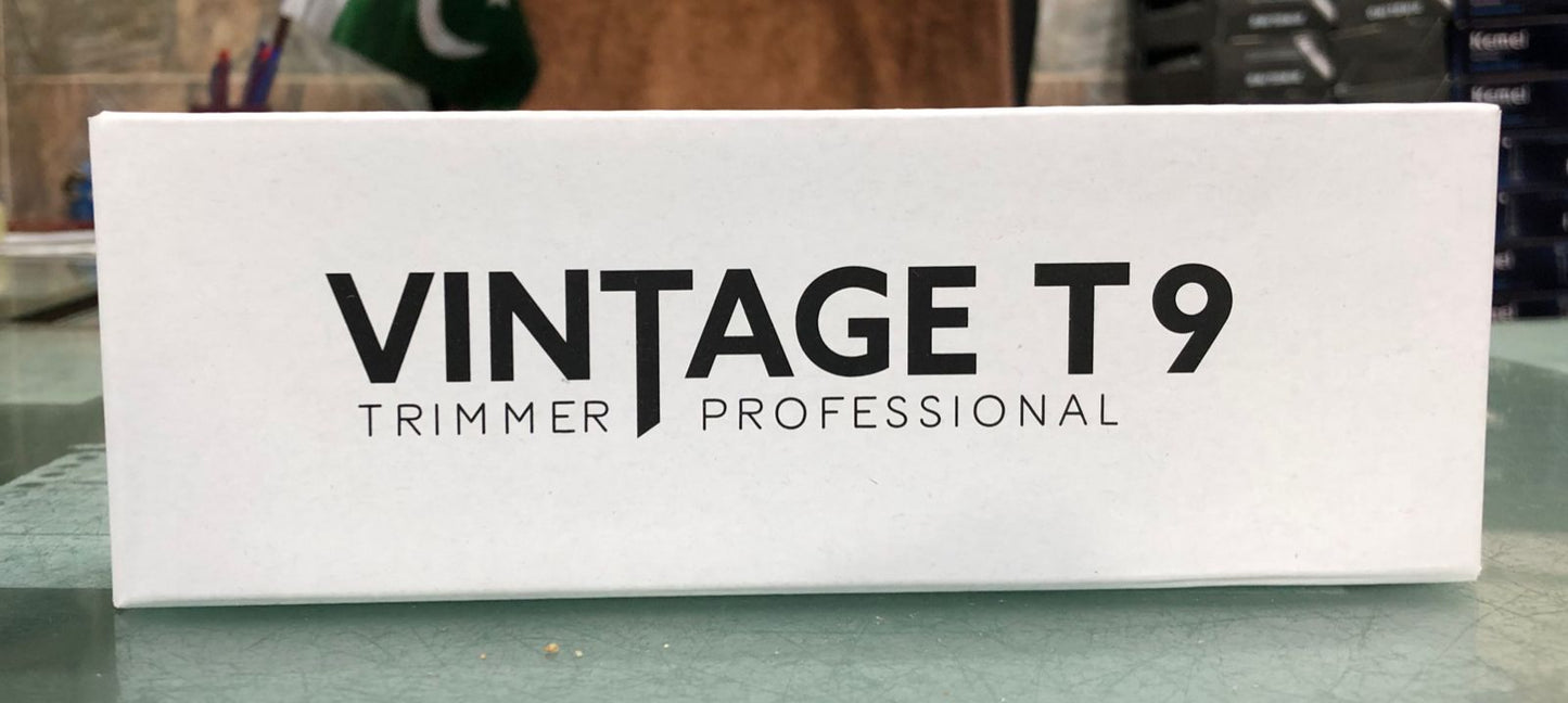 T9 Professional Beard Trimmer Haircut Shaving Machine for Men (Metal Body)