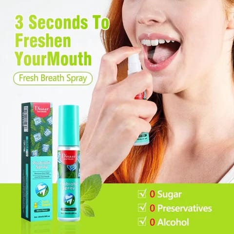 (pack of 3 ) Mouth Spray | 20ml Natural Breath Freshener Portable ,Mouth Freshener Spray