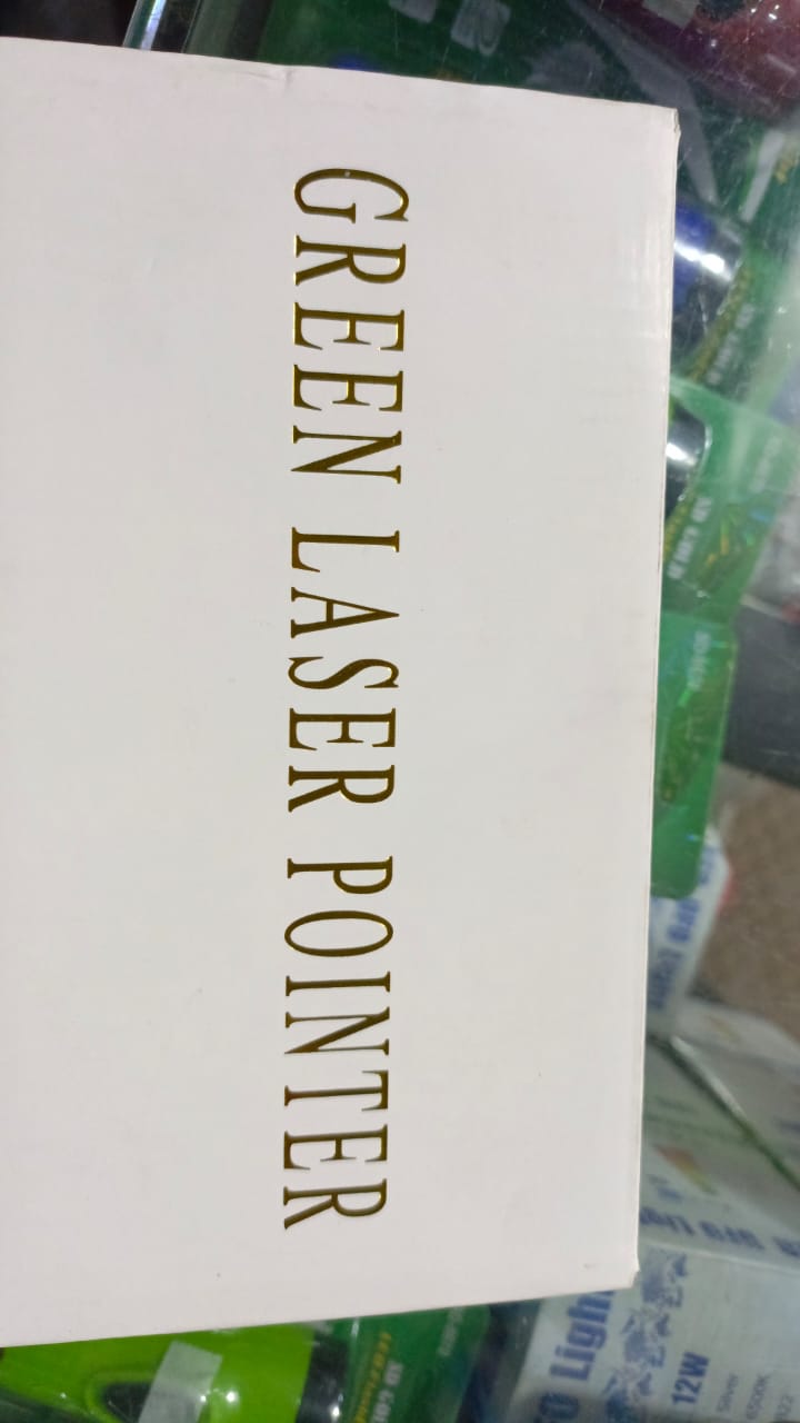 RL 303 Green Laser Pointer – Rechargeable with Lock Key, Charger & Ideal for Teaching, Astronomy, Presentations & More