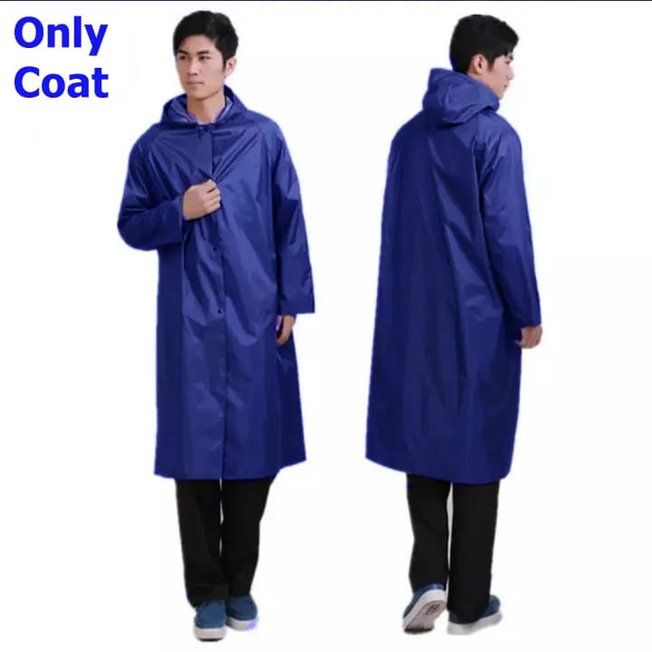 1 Piece Rain Coat | Waterproof Rain Coat | Rain Coat For Bikers | Rain Coat For Men & Women | Parachute Material Rain Coat ( Only Coat ) & ( Random Color )