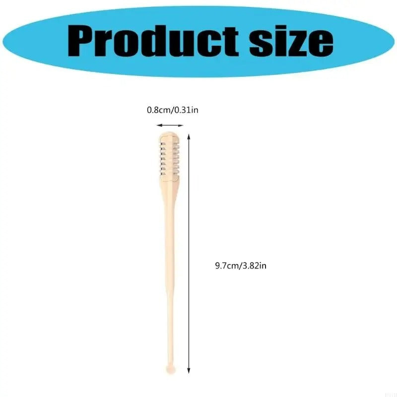 Pack of 2 Double-Sided Manual Nose Hair Trimmers – Safe & Painless Grooming Tool for Men & Women