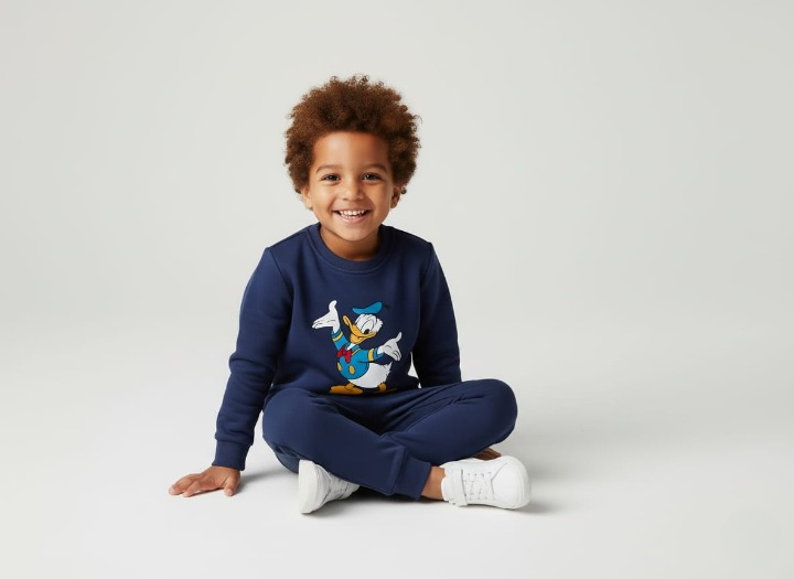 Kids Winter Tracksuit | Fleece Warm Suit for Boys & Girls | Sweatshirt + Trouser Set | Cozy & Stylish Winter Outfit small