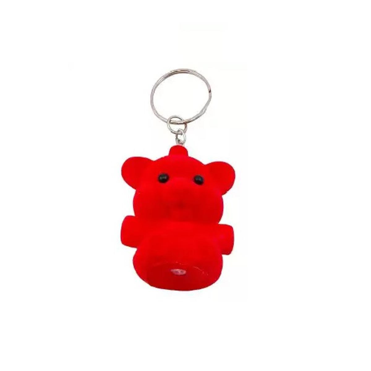 01 PCs Cute Key Chain Teddy Cherry | Small Red Bear Key Chain | Teddy Bear Key-Chain For Girls - Red Color Teddy Bear Keychain