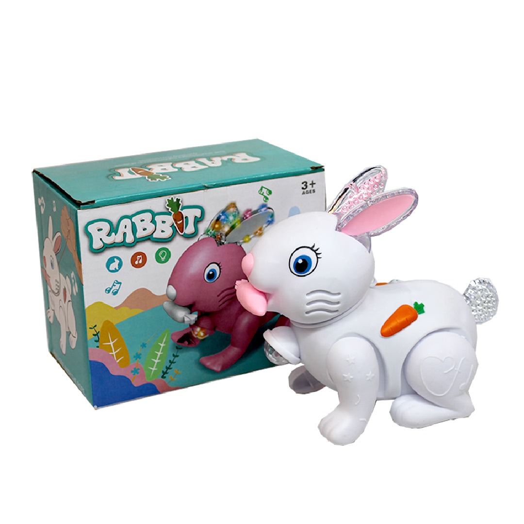 Electric Rabbit Toy for Kids – Light & Sound, Educational & Musical Play
