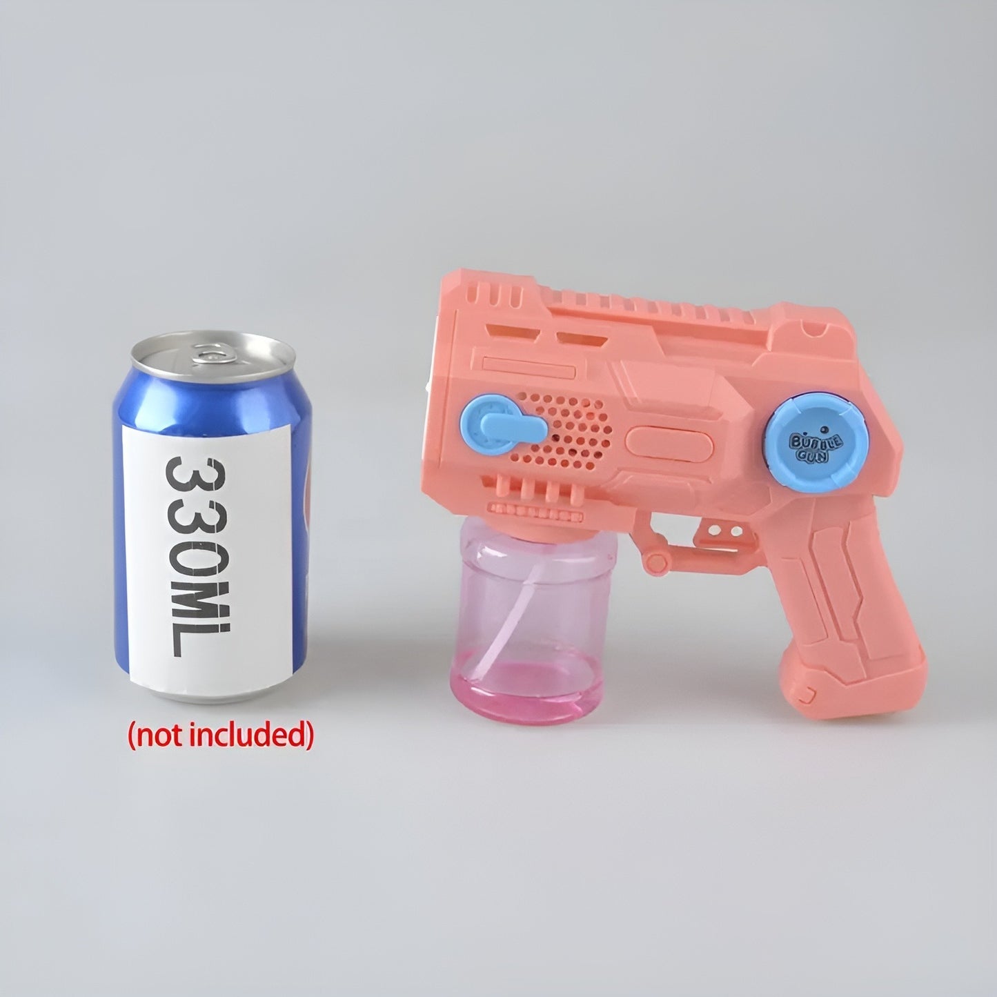 Children’s Handheld Porous Electric Bubble Gun with Lights & Music – Automatic Mess-Free Bubble Blower with Bottle Fix System for Indoor/Outdoor Play, Pool Parties, Birthdays & Special Events (Random Color)