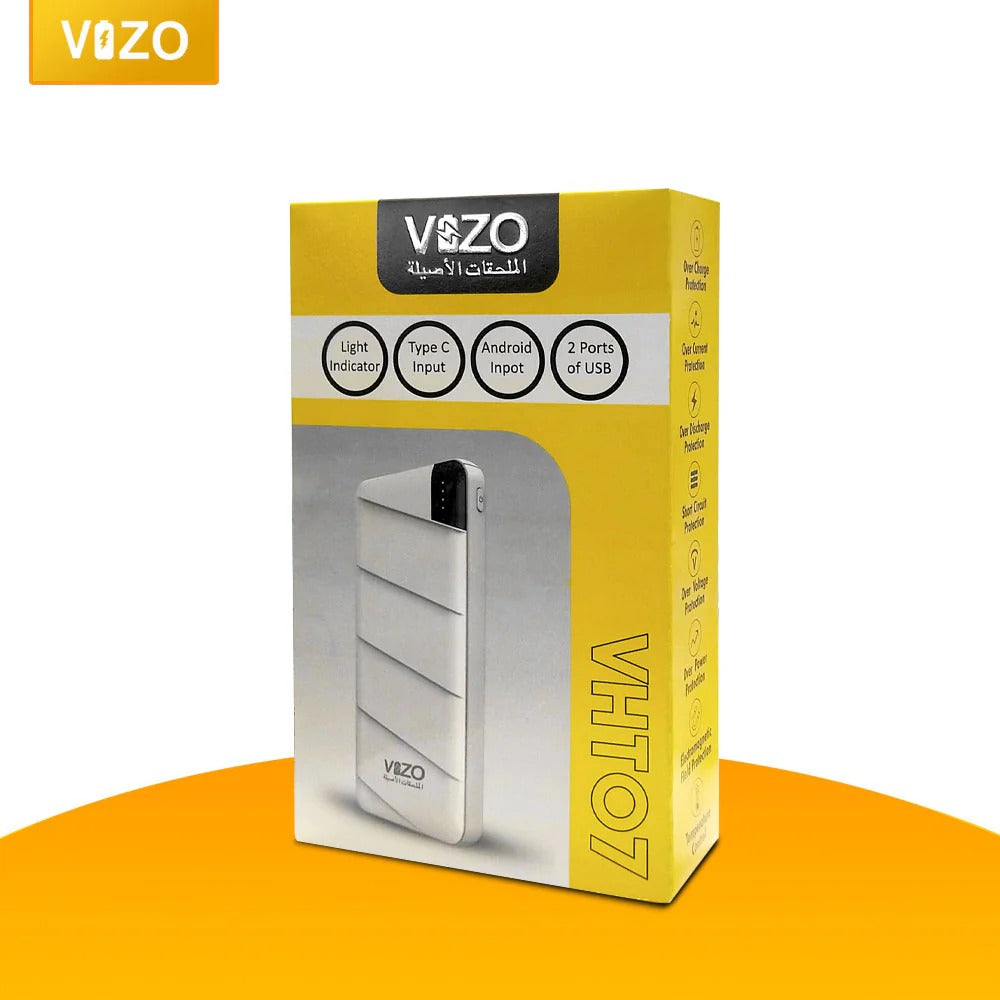 VHT-07 ā 10,000mAh Full-Size Power Bank | Power Bank For Android - Power Bank For Mobile Phone - Vizo VHT-07 Power Bank