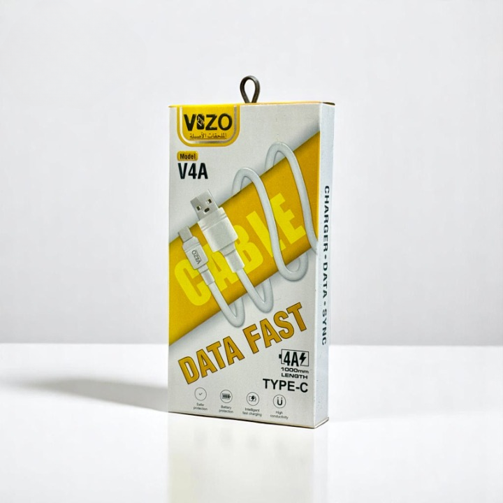V4A Type-C Fast Charging Cable | Type-C Charging Cable | Fast Charging Cable | Type-C Cable | V4A Cable For Mobile PhoneÂ