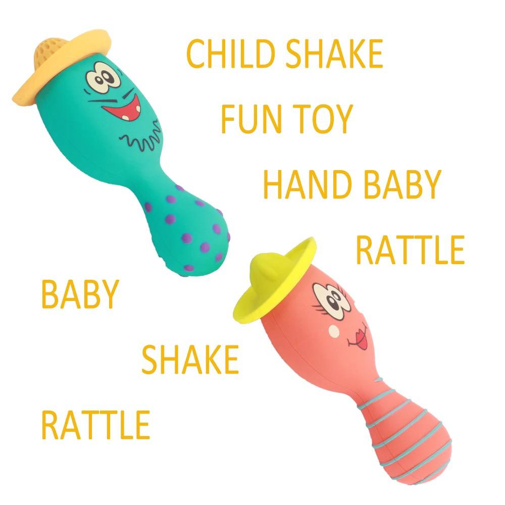 Huiye Child Shake Fun Toy Hand Baby Rattle  And Shake Musical Toy Rattle For Kids ( 2PCS SET)