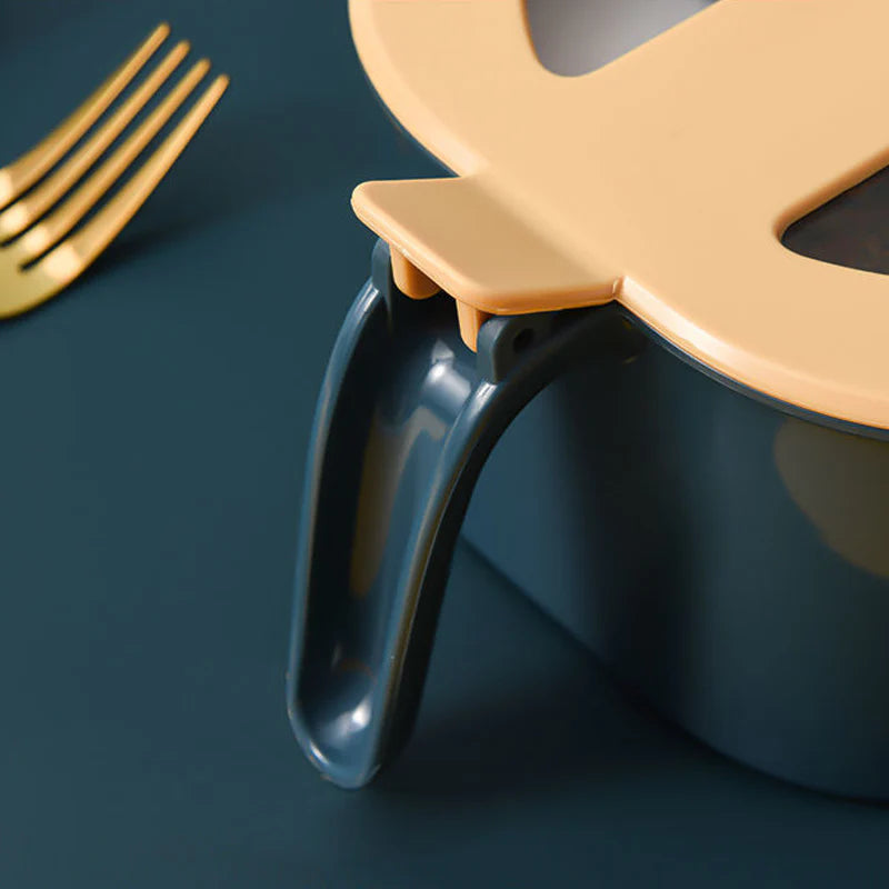 Combo Deal - 4 Section Spice Container Box &amp; Multi-function Spit Bone 10 Plate Set Kitchen Storage Organizer (Random color)