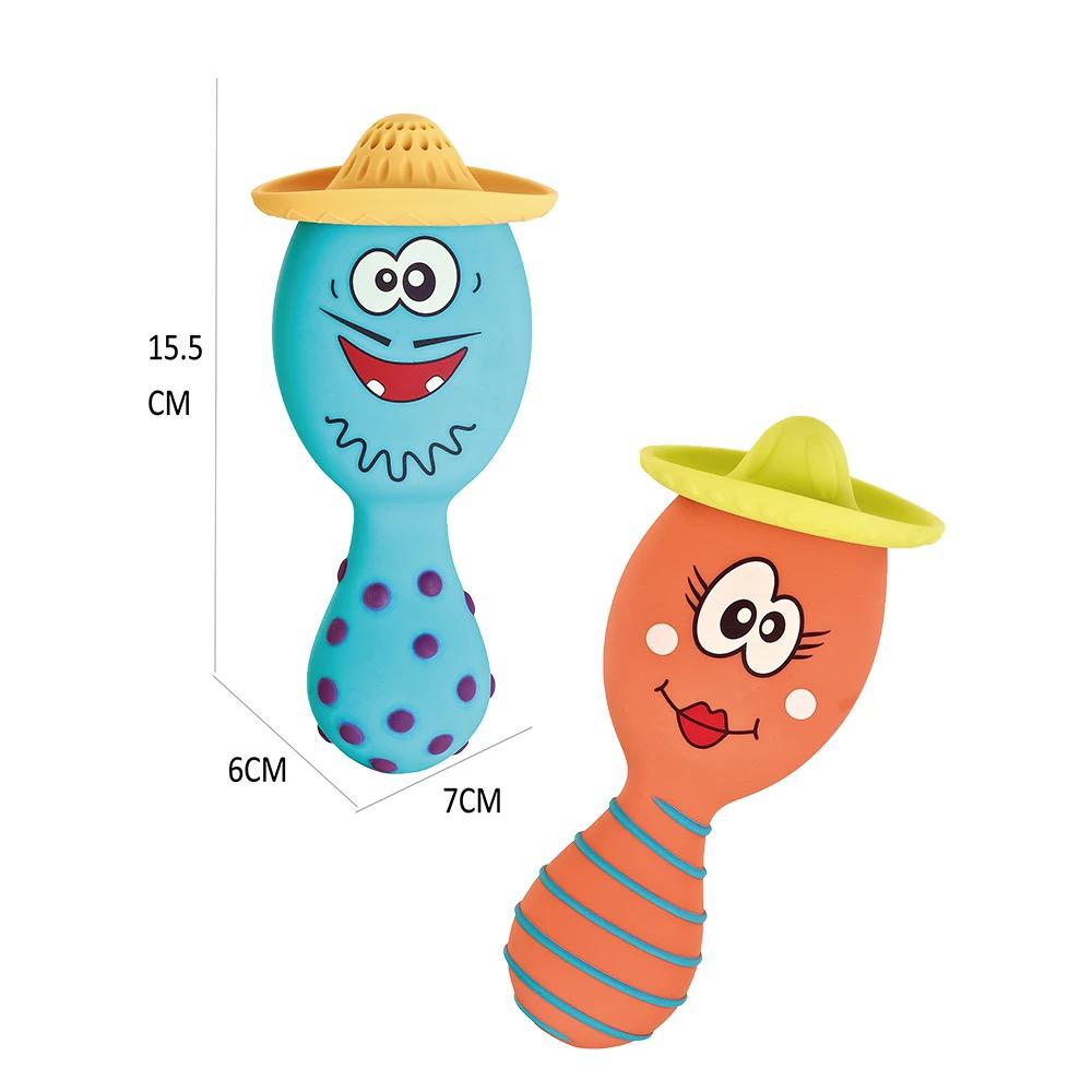 Huiye Child Shake Fun Toy Hand Baby Rattle  And Shake Musical Toy Rattle For Kids ( 2PCS SET)