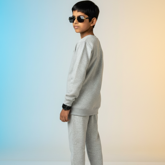 Kids Sweatshirt & Pajama Tracksuit | Imported Winter Warm 2-Piece Set for Boys & Girls – Comfy, Cozy & Stylish Outfit small