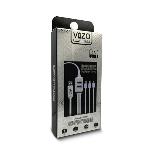 VIZO 5-in1 Fast Data Cable USB extended data cable