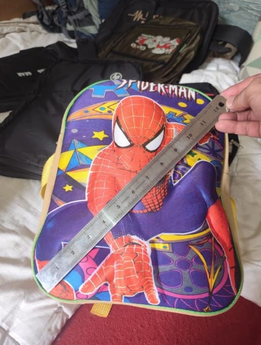 Spider-Man Kids School Bag – 12-Inch Cartoon Backpack for Boys | Nursery & Preschool Lightweight School Pack