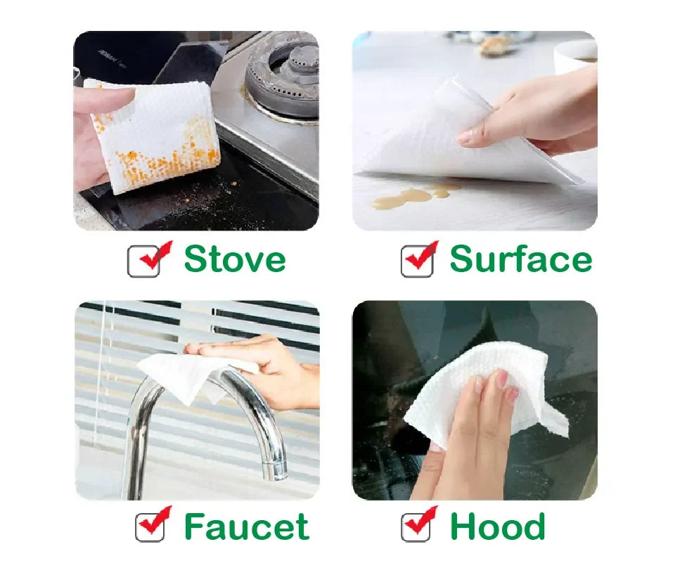 Kitchen Wipes 2-IN-1 CLEANSE + BRIGHTENS (50pc in 1 pouch)