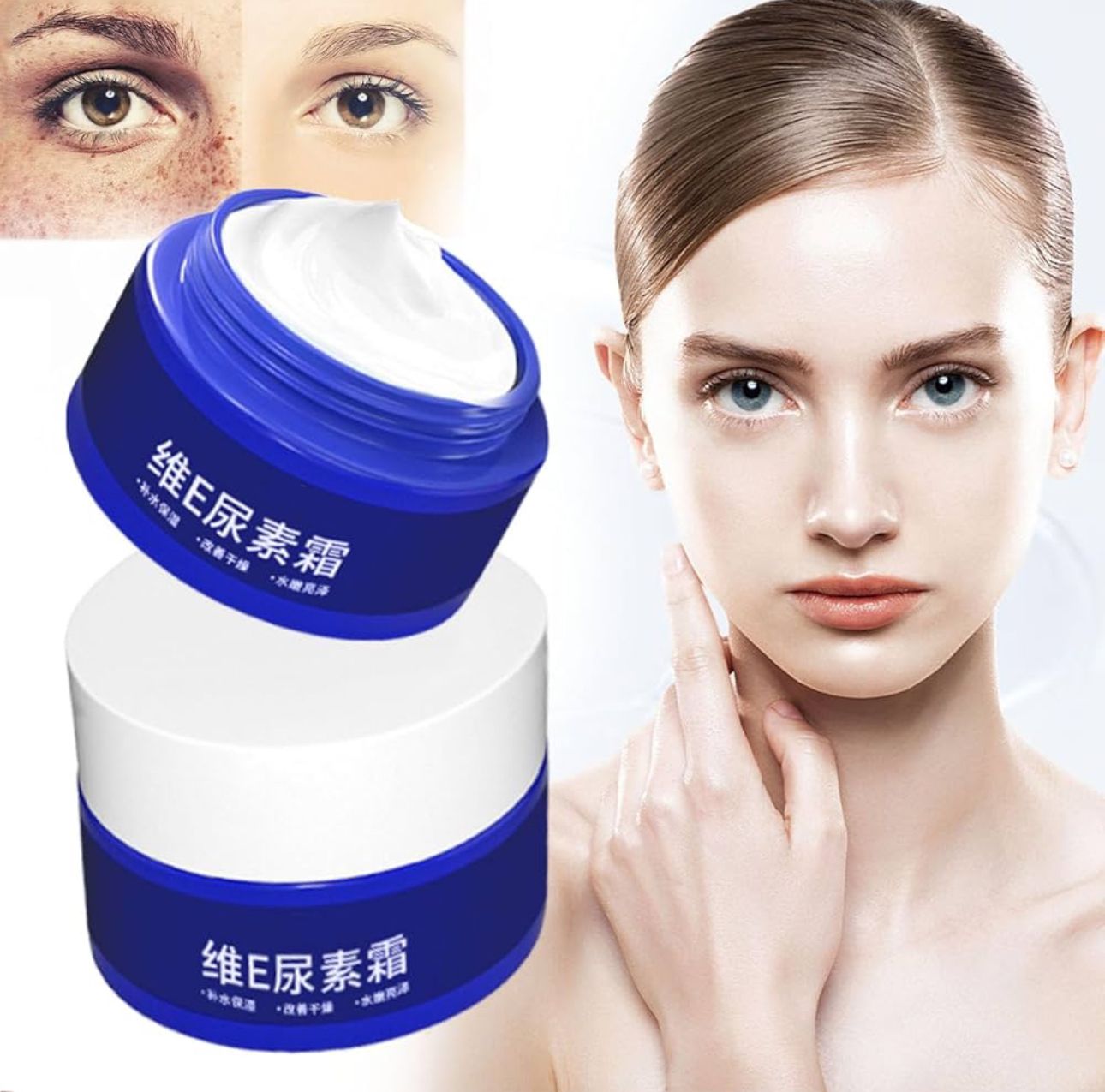 Anti Wrinkle Vitamin Urea Cream For Smooth Skin, Gentle Care, Easy Application, And Daily Use At Home Or Travel (50g)
