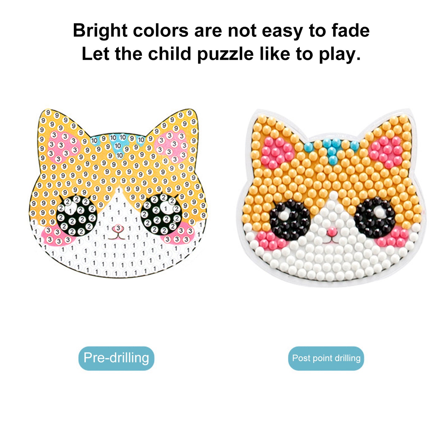 Diamond painting sticker kit ( for kids )random designs