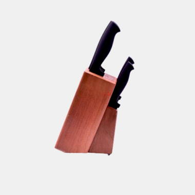 Knife Stand Wood Organize And Display Your Knives With Style | Wooden Knife Holder Block Stand Organizer for Kitchen Knife Storage Rack Durable Wood Design