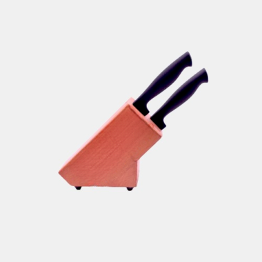 Knife Stand Wood Organize And Display Your Knives With Style | Wooden Knife Holder Block Stand Organizer for Kitchen Knife Storage Rack Durable Wood Design