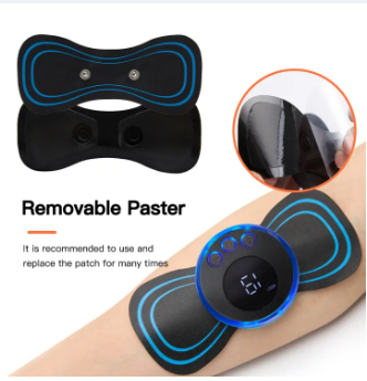 Mini Body Massager Pulse Neck Pain Relief EMS Butterfly Body Massager Men &amp; Women