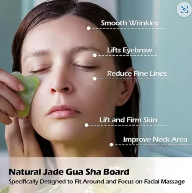 Flawless Jade Roller With Stone (marble) | Facial Roller Manual Massage For Women