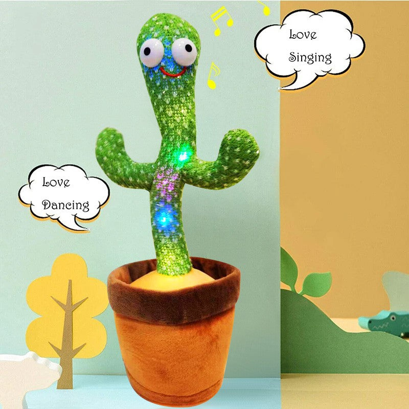Dancing Cactus Talking Toy Tree Cactus Plush  toy for children, kids or toddlers with box