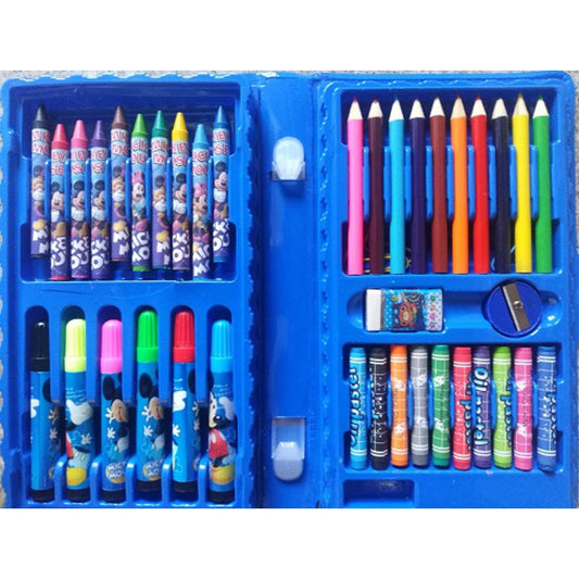 42-Piece Complete Coloring Kit for Kids – Themed Crayons, Markers, Pencil Colours &amp; Art Accessories