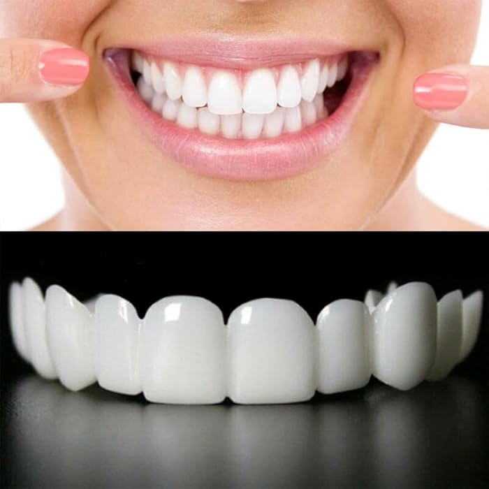 Snap-On smile for Beautiful Smiles Temporary Comfort Fit Whitening Instant Transformation for Men &amp; Women