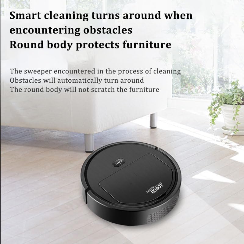 Portable Wireless Smart Mini Sweeping Robot Mopping 3 In1 Rechargeable Cleaning Machine Vacuum Cleaner For Home Office Robot (random colors)