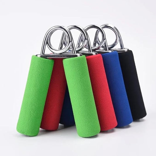Hand Grippe foam hand grip strengthener  ,Strength Training for Fitness Gym Men's women's( random color) - 1 PCs