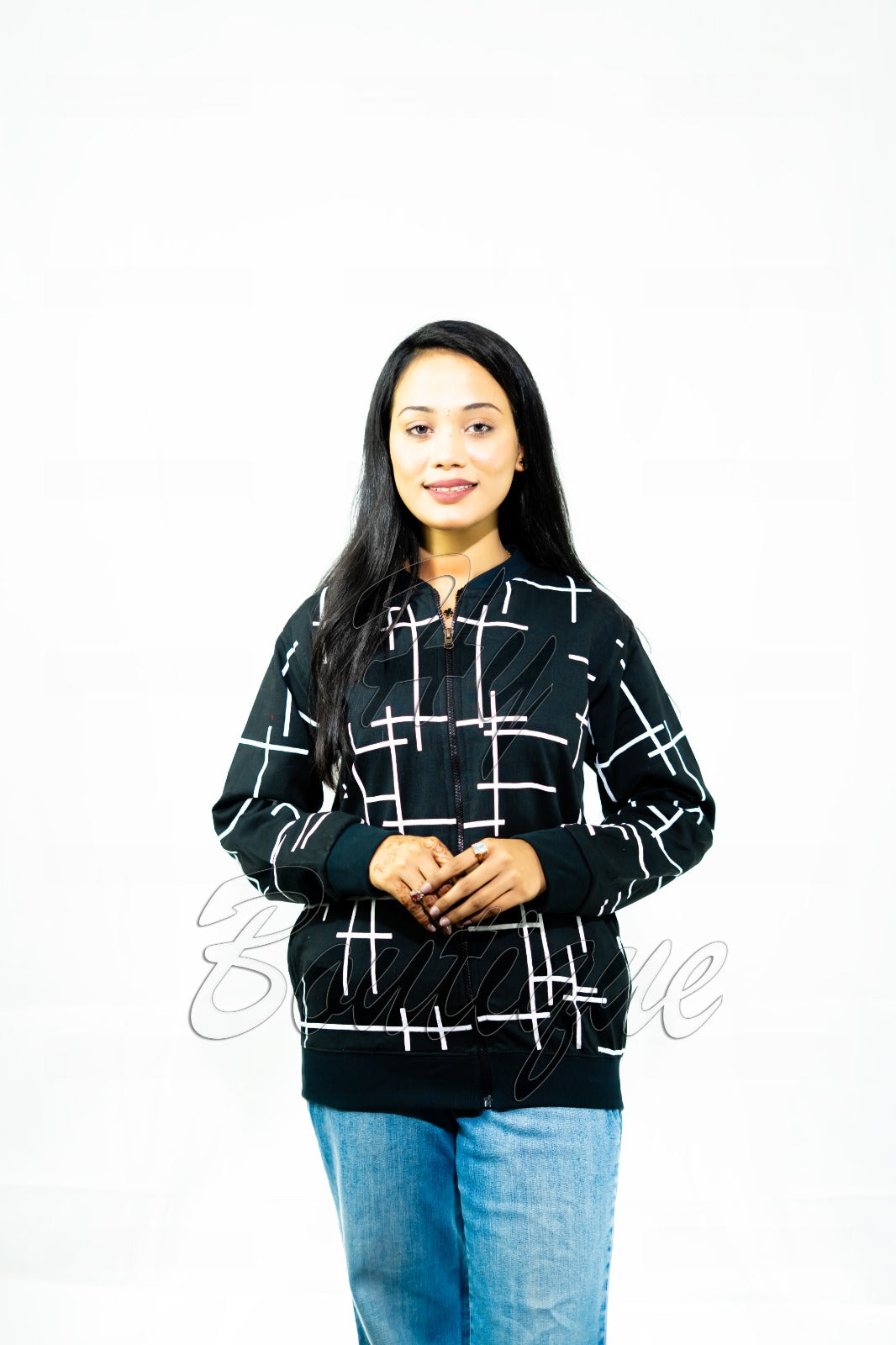 Rockstyle Women’s White Lining Winter Jacket | Stylish, Warm & Comfortable Outerwear for Ladies – Premium Quality medium