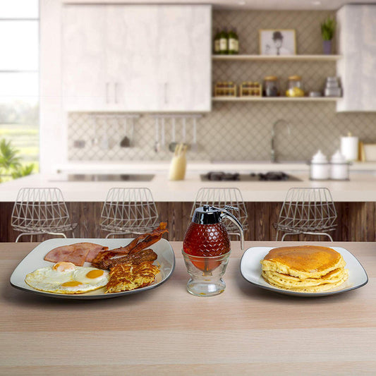 Honey Juice Syrup Dispenser Pot Jar For Kitchen Bee Drip Storage  200 ml