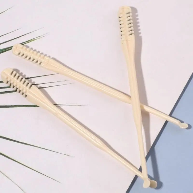 Pack of 2 Double-Sided Manual Nose Hair Trimmers – Safe &amp; Painless Grooming Tool for Men &amp; Women