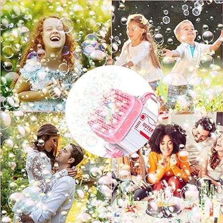 36 / 8 hole bazooka bubble Water gun | Bazooka Water Bubble Gun Toy for Kids, toddlers | Out door Fun Water Spray Gun (Random color)