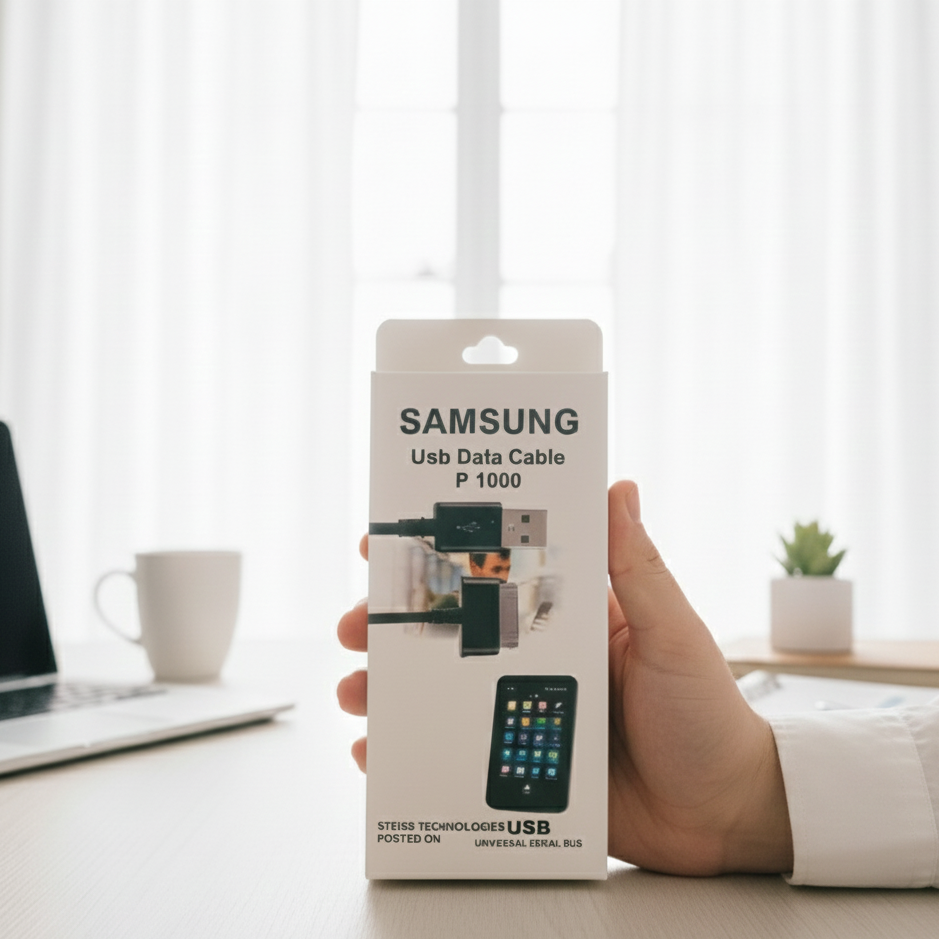 Samsung Usb Data Cable P 1000 Durable Quality Reliable Utility Easy Connectivity
