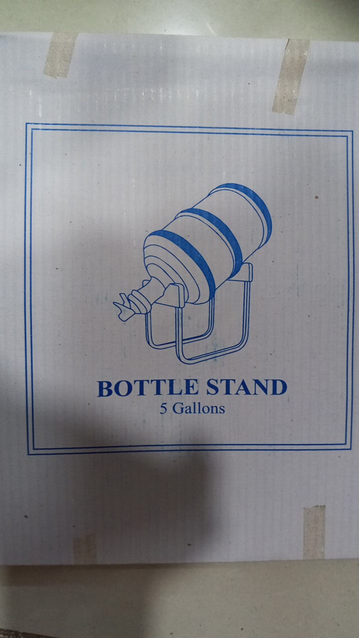 High‑Quality Water Bottle Stand | Metal Rack Dispenser | Durable & Stable Holder for Home & Office | 19 Ltr bottle stand with nozzle