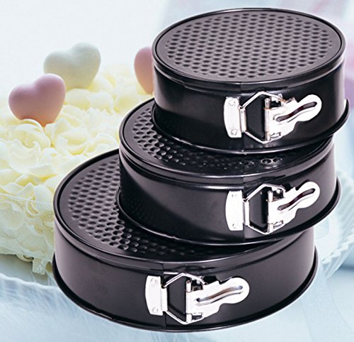 Set of 3 Nonstick Round Shape Cake Mould Cake Pan for Baking Cake at home
