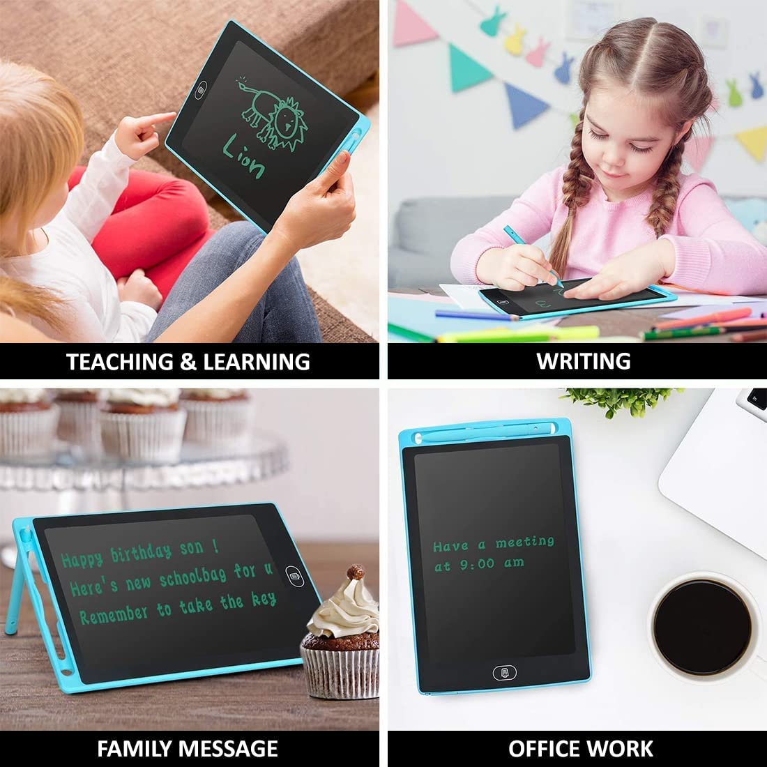 8.5 inch Writing Pad LCD Tablet For Kids single color LCD  (random color )